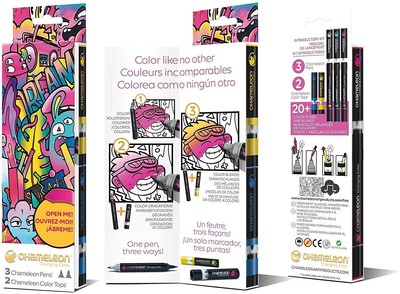 Art Products, Introductory Kit, 3 Pens + 2 Color Tops