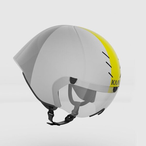 Kask Mistral Aero TT Helmet - White / Silver - 第 1/4 張圖片