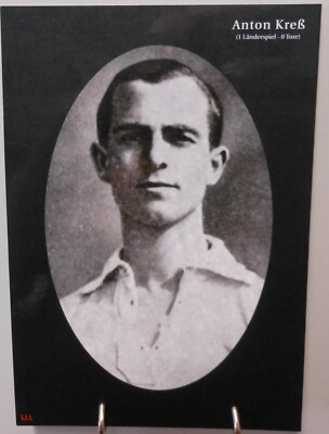 Anton Kreß Nationalspieler Deutschland Fan Card 21x15 cm 1. FC Pforzheim #FPG385