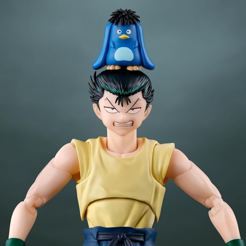 S.H.Figuarts Yu Yu Hakusho Yusuke Urameshi approximately 145mm PVC&ABS pain - Picture 9 of 9