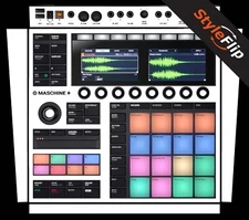 Native Instruments Maschine Plus | White | Protective Decal | StyleFlip Skins