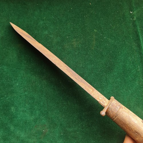 ANTIQUE ORIG. AMERICAN CIVIL WAR ERA CONFEDERATE FIGHTING BOWIE KNIFE DAGGER - Picture 4 of 11