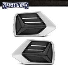 Fit For 2019-2023 Audi Q3 Front Bumper Fog Light Grille Cover Left+Right Side