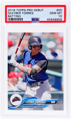 その他 MLB Gleyber Torres Sapphire PSA 10 Gleyber Torres 2018 Topps Chrome Sapphire Auto GREEN #ACGT