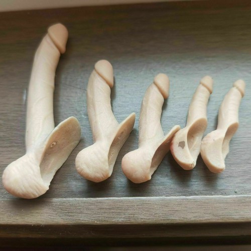 Nuovo Set 1/6 5pz Uomo Organo Genitale Big JJ Penis Phicen 12 Muscoli Maschili Corpo Giocattolo - Foto 8 di 10