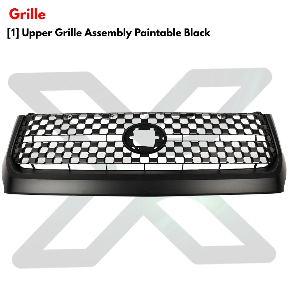 Front Bumper and Grille Assembly Kit For 2014-2021 Toyota Tundra Pickup