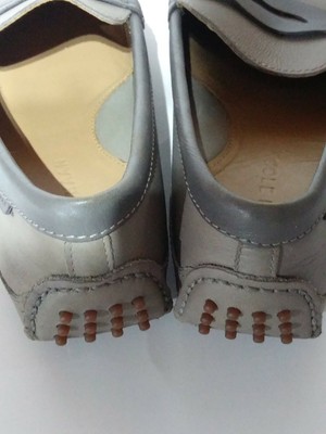 Cole Haan Grant Canoe Penny Loafer Grey/Pewter 8M Cole Haan Grant Canoe Penny Loafer Driving Shoe Men main image 3