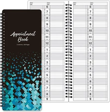 Poluma Appointment Book - Salon Appointment Book, 11.5" X 4.7", 2 Columns