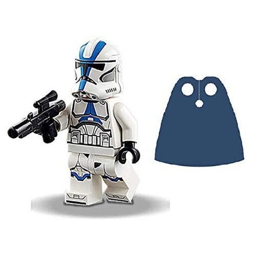 LEGO Star Wars - 501st Clone Trooper Plus Bonus Blue Cape 2 Inches Tall - Picture 2 of 2