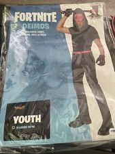 Fortnite Deimos Costume Youth Boys Size XL 14-16 Complete