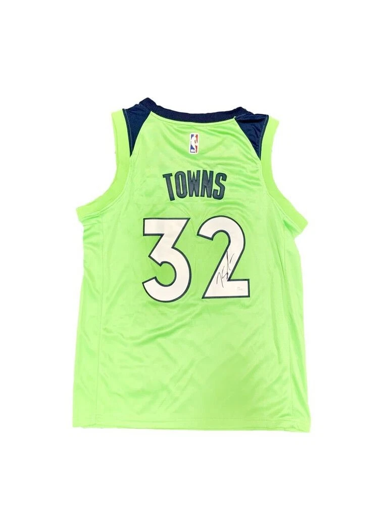 Karl anthony sales towns signed jersey