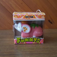 Vintage Friction Toy Durham Industries JAPAN Funnys Pink Elephant in Box