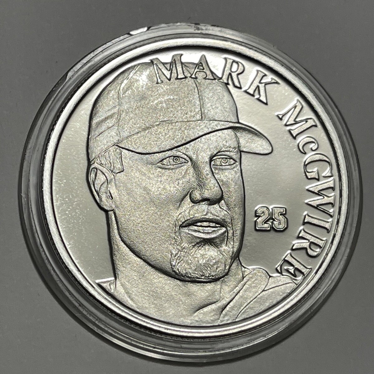 1998 Mark McGwire Homerun Record MLB Coin 1 Troy Oz .999 Fine