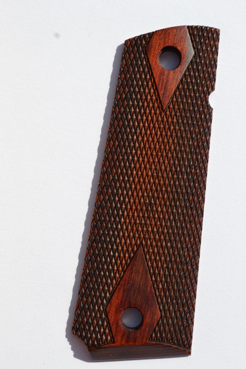 FACTORY NEW COLT 1911 GOVERNMENT 45 AUTO ROSEWOOD DOUBLE DIAMOND
