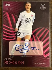 2021 Topps UEFA Womens Knockout Olma Schough FC Rosengard AUTO AUTOGRAPH 10/20