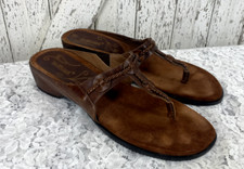 Matisse Women's Ringo US 10 Brown Leather Thong Sandals