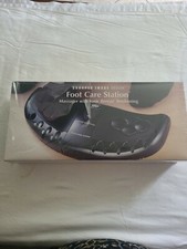Sharper Image Foot Care Station Massager With Ionic Breeze Freshening SI638 BLK