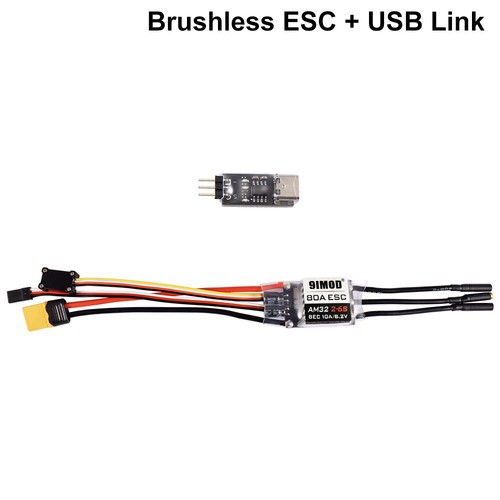 9IMOD AM32 80A Brushless BEC 5.2-8.2V for 1/8 1/10 RC Car Axial SCX10 TRX4 TRX6 - Picture 10 of 10