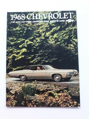1968 Chevrolet full size car brochure Impala Caprice Bel Air