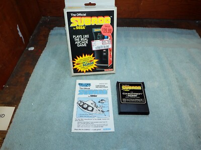 Colecovision SUBROC RARE Clean with box and manual