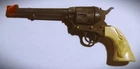 Vintage 1950's Marx Toys Miniature Diecast Western Colt 45 Revolver Cap Gun 3.5"