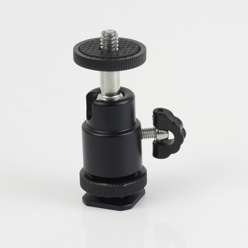 Cabeza de bola de tornillo de 1/4" montaje de micrófono para cámara GoPro Hero zoom H5 H4N H1N - Imagen 3 de 10