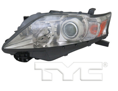 TYC Left Driver Side Halogen Headlight for Lexus RX350 w/ Chrome Bezel 10-12