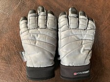 Boy's Size S-M SWISS TECH 3M Thinsulate Gloves Gray/Black