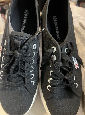 2790A Platform Sneakers Shoes Womens Mens Black Canvas Black