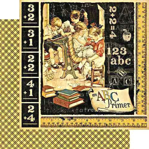 Graphic 45 ABC Primer Collection 12 x 12 Cardstock PICK