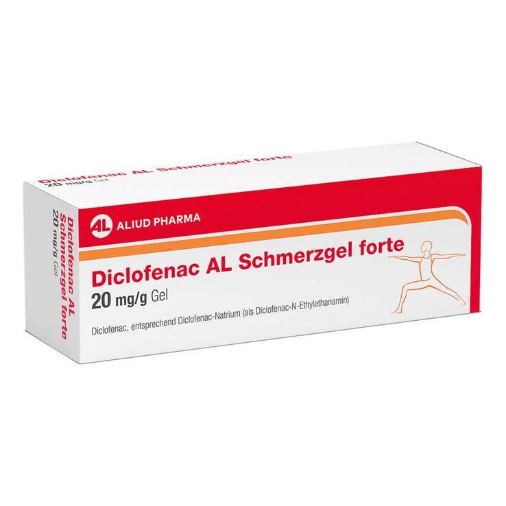 Diclofenac AL Schmerzgel forte 20 mg/g Gel · 180 g · PZN 18719890