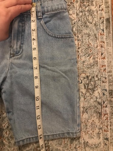 Vintage 90s Kids Light Wash Denim Guess Shorts Baby Guess Marciano Jean Shorts - Picture 8 of 9