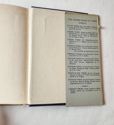 THE Oxford Book of Medieval Latin Verse - 1959 Hardcover with Dust Jacket - Picture 9 of 14