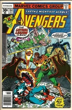Avengers #164 VF+ (1977) Newsstand! Lethal Legion appearance! George Perez art