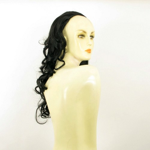 DT Half wig HairPiece extensions black 22.8 REF :16/1b - Foto 7 di 7