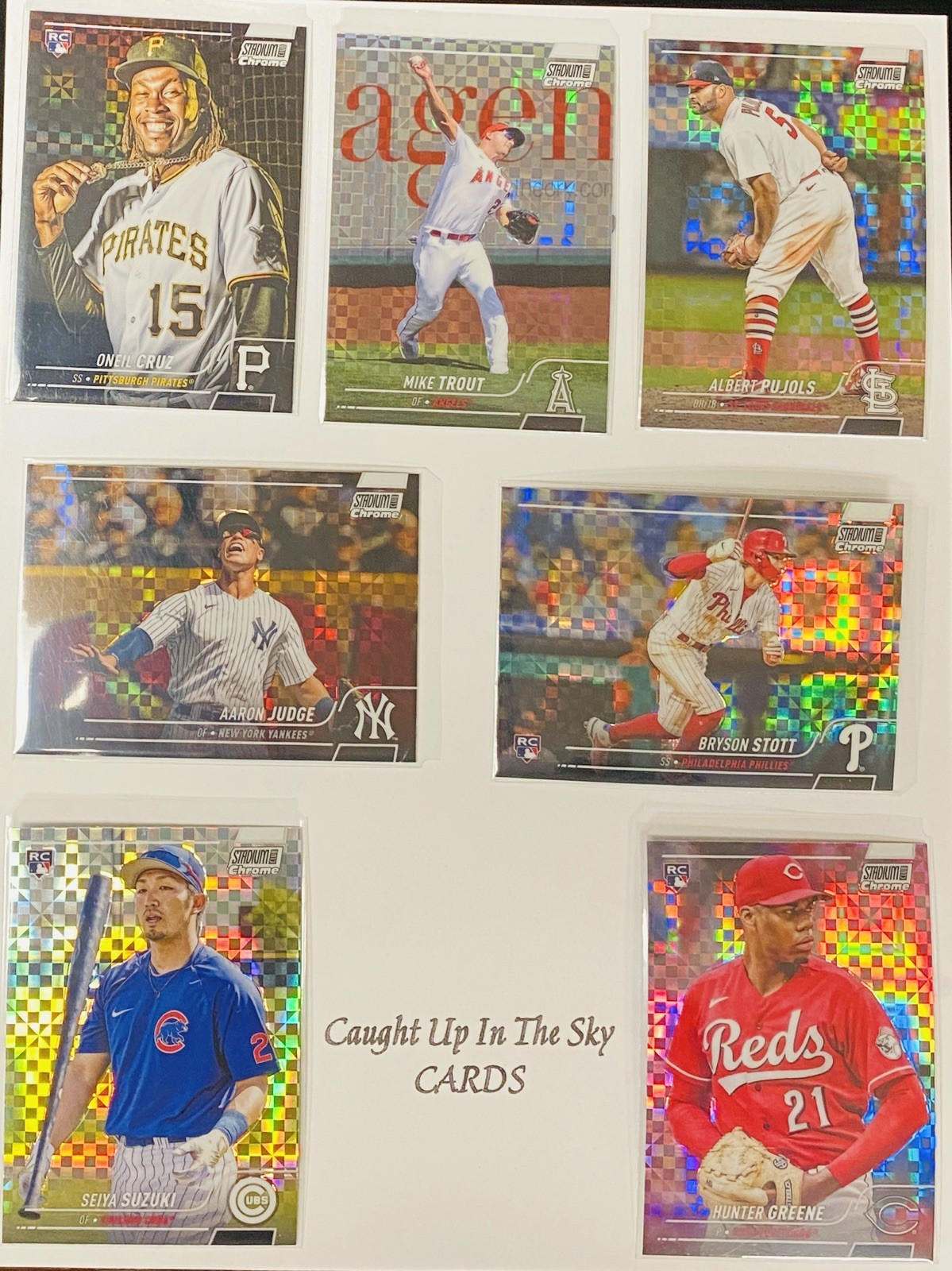 2022 Stadium Club Chrome Xfractors/Refractors--Pick Your Card