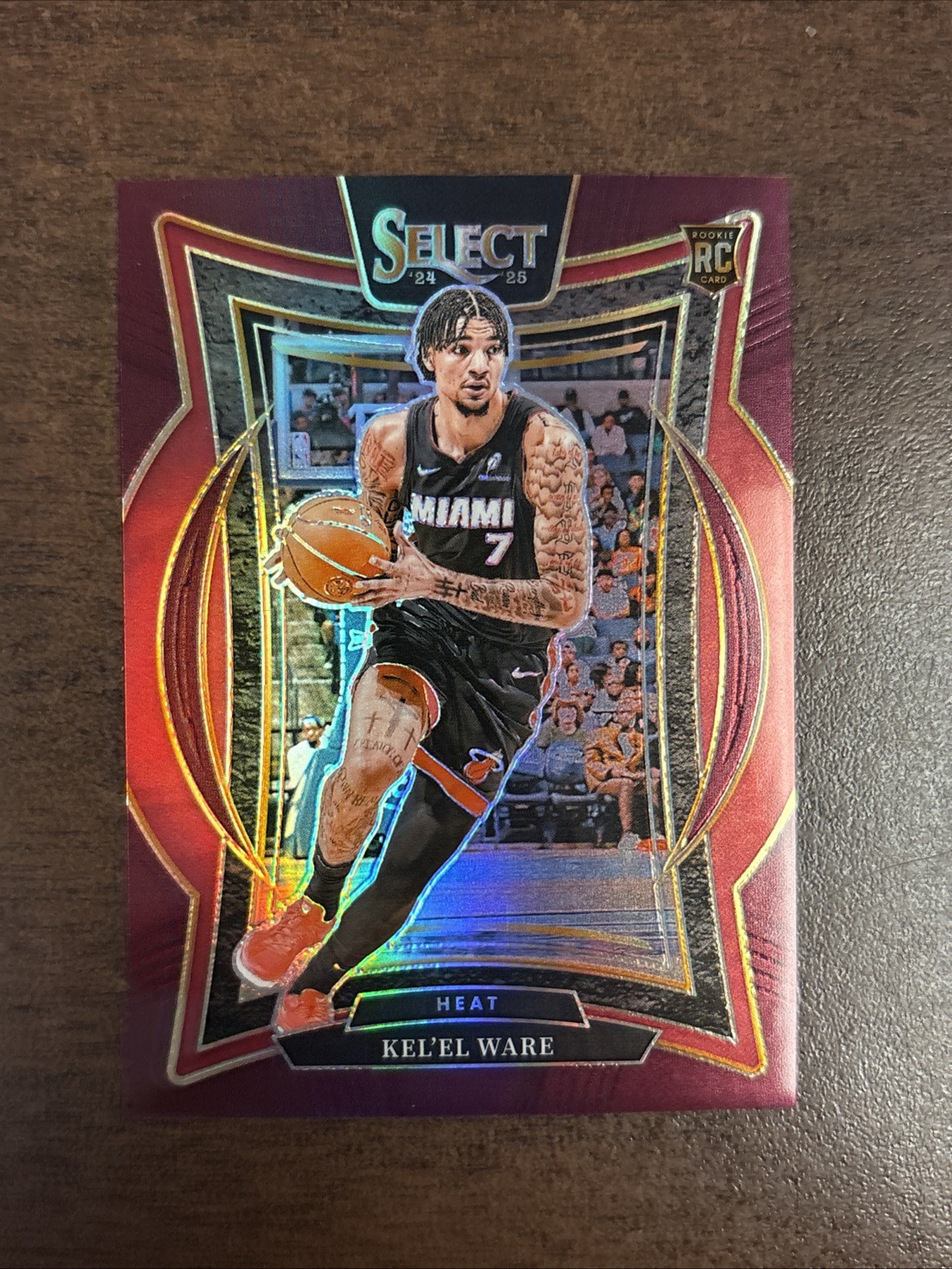 KEL'EL WARE 2024-25 SELECT CONCOURSE ROOKIE MAROON PRIZM #66 RC /175