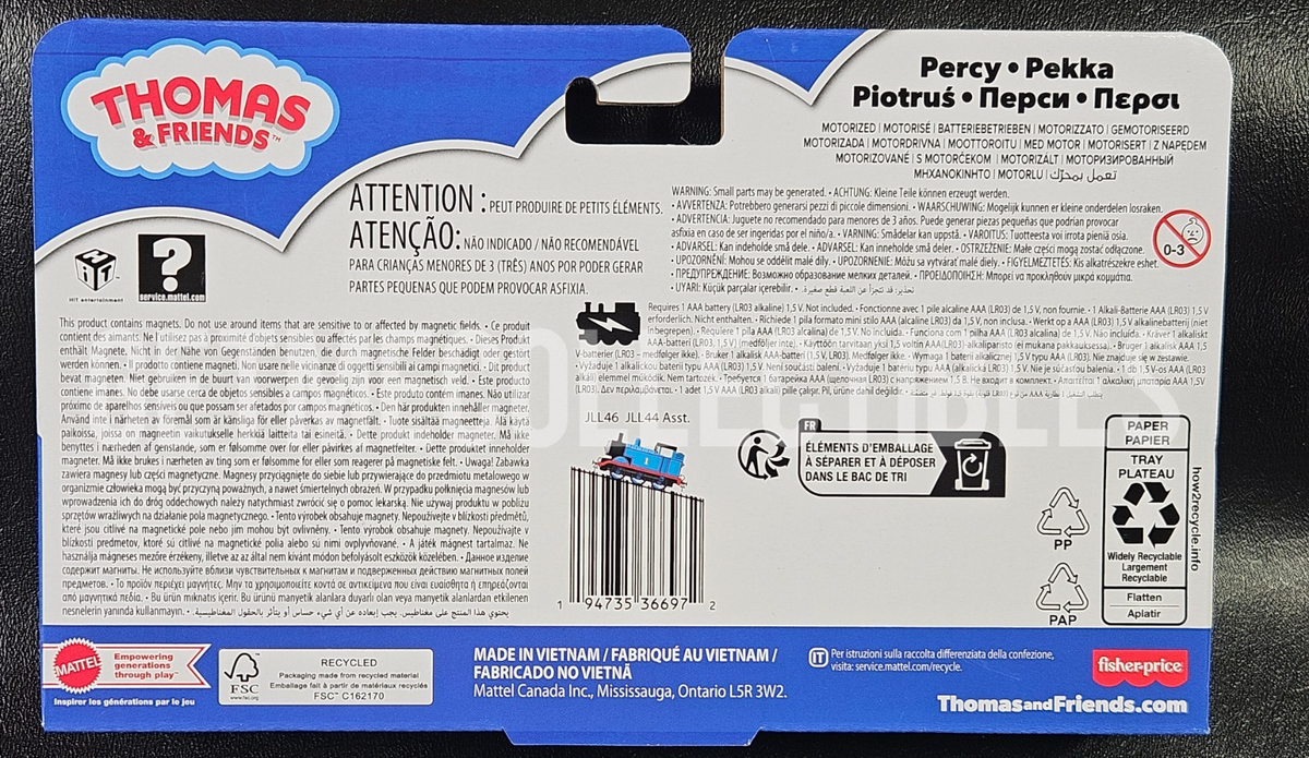 THOMAS AND FRIENDS MOTORIZED PERCY ENGINE JLL46 2026 SAVE 6% (read