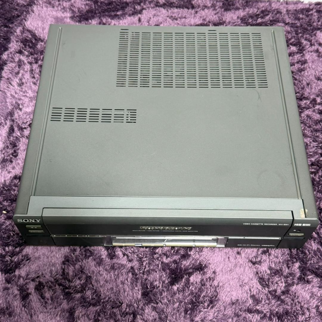 Sony WV-SW1 Hi8 S-VHS VCR Double Video Deck Remote Manual JDM