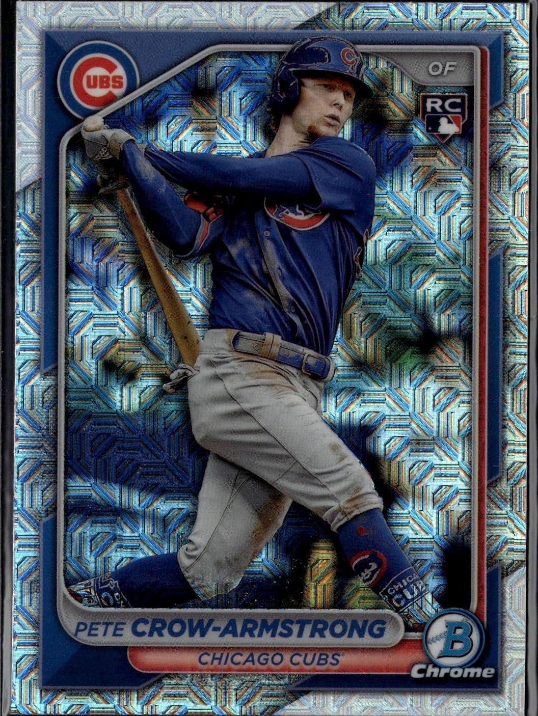 2024 Bowman Chrome #45 Pete Crow-Armstrong Mojo Refractors