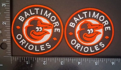 2 Qty BALTIMORE ORIOLES IRON ON PATCH 05