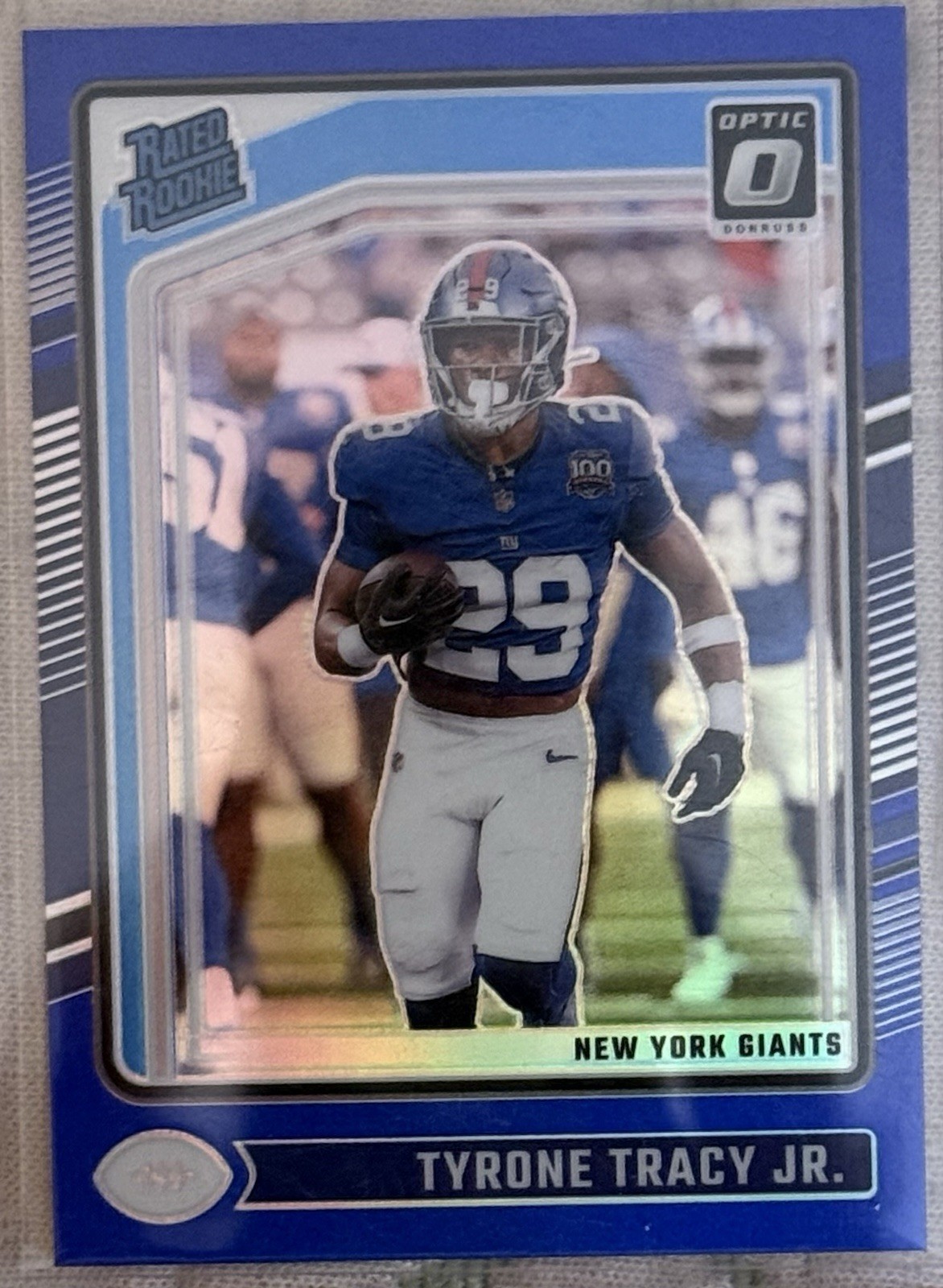 2024 Panini Donruss Optic - Rated Rookie Tyrone Tracy Jr. #259 Blue /199
