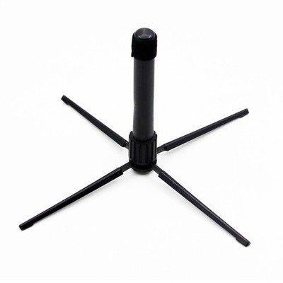 Western Concert Flute Tripod Holder Stand With 4 Metal Legs Detachable Port RRKI