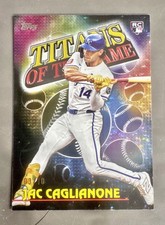 Jac Caglianone Rookie 3/10 Titans Of The Game Black Parallel 2026 NM/Pack Fresh