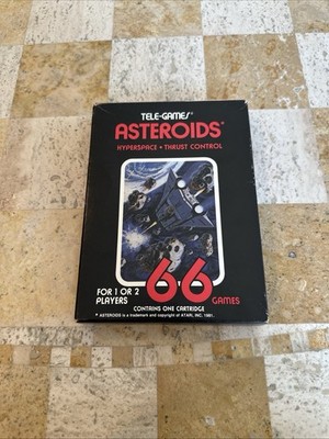 1981 Asteroids Atari 2600 VCS Sears Tele-Games  Complete In Box Great Condition