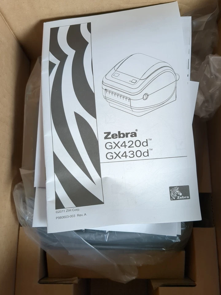 Zebra GX420D Thermal Label Printer (New - Open Box) - Image 2 of 4
