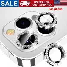 For iPhone 17/16 15/14/13 Pro Max/Pro Camera Lens Protector Bling Diamond Lens