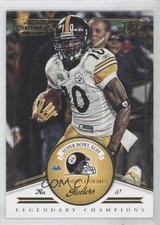 2012 Panini Contenders Legendary Champions Gold 23/100 Santonio Holmes #4 0a7