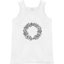 'Wildflower Wreath' Adult Vest / Tank Top AV061366 