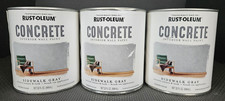 3 Cans Concrete Interior Wall Paint, Sidewalk...